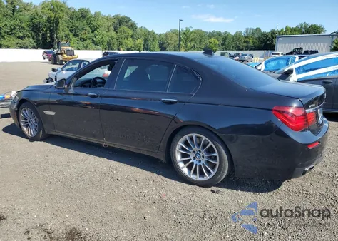 2013 BMW 750 Lxi из США, поврежденный, VIN WBAYF8C53DDE59075